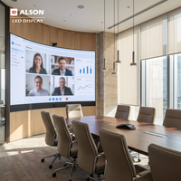 Pantallas LED ALSON P1.86 P2 P2.5 para Interiores, Ultraligeras, Ideales para Salas de Conferencias y Vestíbulos