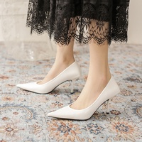 Chaussures à talons hauts pour femmes, nouvelles chaussures à talons fins de couleur bonbon, à bout pointu, chaussures de mode pour un usage professionnel