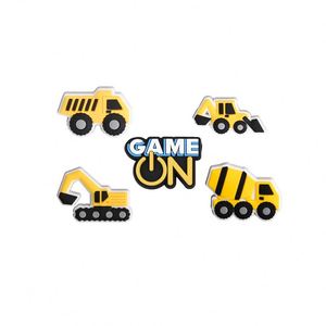 Breloques pour chaussures, accessoires pour enfants, breloques pour chaussures d'histoire pour bébé, breloques pour chaussures de bébé, breloques pour chaussures de bébé, chariot élévateur, chariot à benne, breloques pour chaussures pour enfants, cadeau - Product Image 1