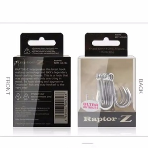 OEM Haute Qualité 6071-4X-HG 4 #   Hameçon de pêche en eau salée -5/0, antirouille, hameçon d'ancrage, hameçon <span class=keywords><strong>triple</strong></span> pour la pêche en <span class=keywords><strong>mer</strong></span> - Product Image 5