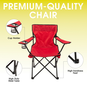 كرسي تخييم عصري قابل للطي خفيف الوزن ومحمول للشاطئ والحديقة والصيد والسفر، صديق للبيئة للاستخدام الخارجي - Product Image 3