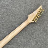 Ibn Brand High Quality 7V Electric Guitar Gold Color Gold Hardware HSH Pickup 6 Steel Strings Glossy Surface Mahogany Body