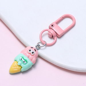 Nuovo portachiavi in resina <span class=keywords><strong>SpongeBob</strong></span> e Patrick accessori portachiavi 3d in resina per telefono in gomma portachiavi in resina portachiavi piccolo regalo - Product Image 3