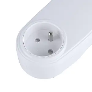 Outlet Plug 230V 10A France Plug Type Voltage Protector Socket Max 2300W Outlets With Surge Protector