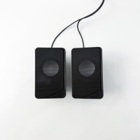 Enceintes de bureau alimentées par USB T-WOLF S2 avec entrée AUX 3,5 mm, système audio filaire pour ordinateur portable, bureau, jeux