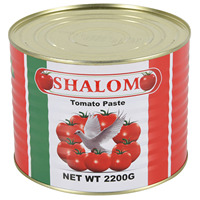 Vente en gros 70g de purée Double concentré de conserve De tomate matière première en conserve du fabricant de pâte de tomate bon marché