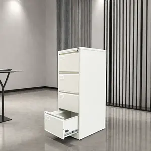 Iron 4-Drawer Office Furniture Metal Storage Filing Cabinet for Records