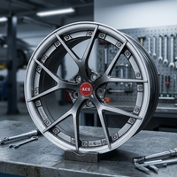 Jantes en aluminium forgé personnalisées de 17 à 22 pouces, PCD 5x120/5x112/5x114.3 pour Audi, tuning aftermarket, finition noire ACE, design concave