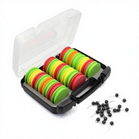 Système de rangement complet pour équipement de pêche en gros, boîte à bobines en mousse EVA avec broches de fixation, ensemble organisateur de matériel de pêche B06