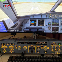 Manettes de simulation de vol et contrôleurs de jeu de haute qualité FCU + EFIS + Fréquence d'éclairage/Train d'atterrissage Autres accessoires de jeu
