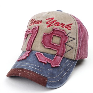 Gorra de béisbol con logo bordado personalizado, efecto desgastado, al por mayor, gorras snapback para hombre, visera para el sol, para viajes al aire libre - Product Image 4