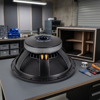Haut-parleur professionnel BM AUDIO de 15 pouces, 800W, aimant en ferrite, 8 ohms, 96dB, étanche, portable, boîtier en aluminium, basses puissantes