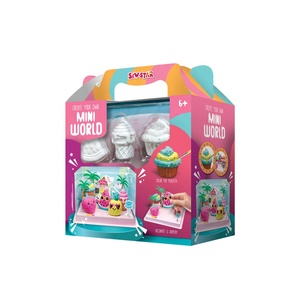 IDIY crea il tuo <span class=keywords><strong>MINI</strong></span> <span class=keywords><strong>mondo</strong></span>-dolce kit di pittura in gesso set da disegno artigianato educativo per bambini e bambini che dipingono - Product Image 6