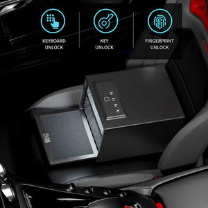 Безопасный домашний сейф для оружия для 4 пистолетов биометрический Сейф-быстрый доступ к пистолету с отпечатком пальца и цифровой клавиатурой - Product Image 5