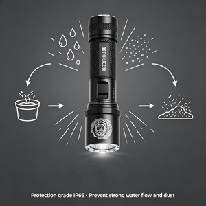 ไฟฉาย LED กันน้ำ IP66 พร้อมพอร์ต USB ซ่อนใน<span class=keywords><strong>ต</strong></span>ัว รองรับ<span class=keywords><strong>แบ</strong></span><span class=keywords><strong>ต</strong></span>เตอรี่ AAA/AA/<span class=keywords><strong>18650</strong></span> สำหรับใช้งานในอุ<span class=keywords><strong>ต</strong></span>สาหกรรม - Product Image 5