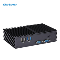 Mini PC Industrial sin Ventilador Core I5, Doble LAN, 2 HD, 6 Puertos COM, Placa Base Mini ITX, Mini PC de Escritorio X86