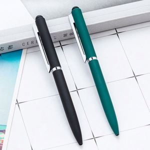 1.0Mm Spray-Coated Touchscreen Custom Logo Metal Twist Stylus Ballpoint Business Promotional Advertising Gift <b>Pen</b> - Product Image 1