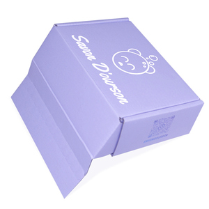 Mẫu miễn phí biểu tượng tùy chỉnh màu Hồng mỹ phẩm Giấy gợn sóng bao bì hộp bưu phẩm xách tay vận chuyển thiết kế - Product Image 4