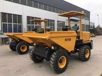 Tout nouveau FCY30 Mini dumper hydraulique 3 tonnes diesel roue dumper 4x4 camion à benne basculante minière à vendre
