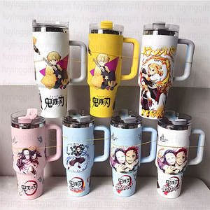 Gobelet dessin animé personnalisé en gros japonais Anime démon tueur Dragonball inoxydable isolé sous vide bouteille d'eau <span class=keywords><strong>tasse</strong></span> de paille - Product Image 1