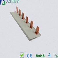 Barre omnibus électrique basse tension enfichable 1P 2 modules 2/3/4/5/6 voies avec disjoncteur et barre omnibus en cuivre