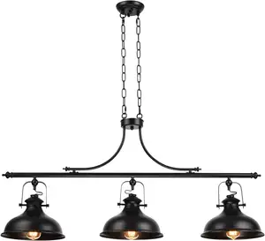 Lustres en métal Offre Spéciale suspendus éclairage décor à la maison Vintage réglable 3 lumières suspendues