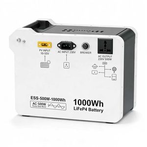 Station d'alimentation solaire tout-en-un avec onduleur <span class=keywords><strong>500W</strong></span> et batterie LiFePO4 1kWh |   Prise de courant portable à énergie verte pour la maison et l'extérieur - Product Image 5