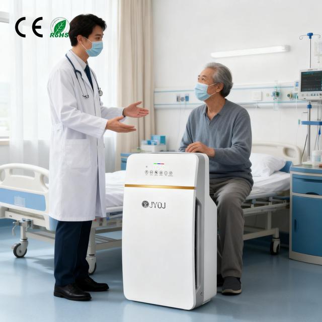 Portable Air Purifier for Home Use with Real-Time Air Quality Report Compatible Whole House Air Purifier HEPA Filter