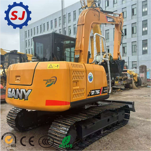 รถขุดขนาดเล็ก SY75C 7 ตัน พร้อมบุ้งกี๋ขนาด 0.28 เมตร ระบบไฮดรอลิกเต็มรูปแบบ สำหรับใช้งานในบ้าน ขุดดิน ขุดร่อง และงานเคลื่อนย้ายดิน - Product Image 5