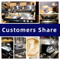 Machine à Café Professionnelle Automatique Gemilai pour Barista, Machine à Expresso Commerciale pour Cafés
