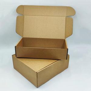 Boîte d'expédition pliable personnalisée avec logo imprimé, en carton ondulé super résistant, pour l'envoi postal et l'emballage en gros - Product Image 1