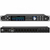 PL4008 Processeur audio numérique intelligent professionnel, processeurs audio haut de gamme, 4 entrées 8 sorties, système de sonorisation DSP