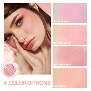 บลัชออนเนื้อแมทท์แบบมินิ แบรนด์ส่วนตัว สีชมพูประกาย ผลิตตามสั่ง สีชัด ติดทนนาน - Product Image 2