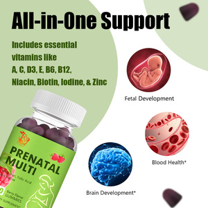 Gummies de vitamines prénatales en gros et sur mesure pour la grossesse et la santé sanguine avec plus de 10 vitamines - Product Image 5