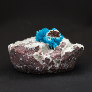 Cristaux de pentagonite Cavancite Fleur sur Matrix d'Inde - Product Image 1