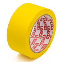 Jaune Orange Vert Bleu Kraft 18 mm * 40 m Résistant Aux Hautes Températures Et Bonne Ductilité Voiture Peinture Maskint Bande