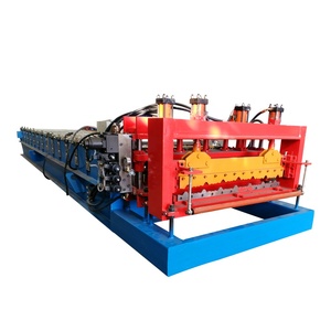 Hot Sản phẩm mới mái ngói Máy ép tráng men ngói cuộn tạo thành máy bánh <span class=keywords><strong>sandwich</strong></span> Bảng điều chỉnh máy cắt - Product Image 1