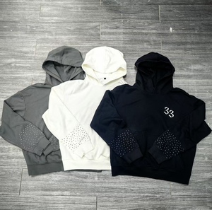 Sweat-shirt vintage sur mesure <span class=keywords><strong>pour</strong></span> <span class=keywords><strong>homme</strong></span>, 100% coton, 500 g/m², ourlet court, lavage à l'acide, effet délavé, appliqué numérique DTG, broderie en tissu éponge - Product Image 6