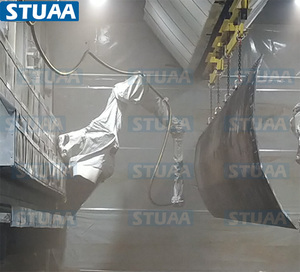 3-in-1 <strong>Robotic</strong> <strong>Spray</strong> Coating Line | Sandblasting + Zinc Spraying + <strong>Painting</strong> <strong>Automation</strong> - Product Image 2