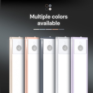 Éclairage sous-meuble rechargeable, magnétique, avec détecteur de mouvement, lampe de nuit à intensité variable pour cuisine, chambre, placard - Product Image 3
