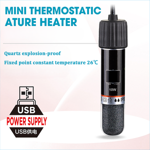 Petit chauffe-réservoir de poissons 25 Watt Mini chauffe-aquarium 25 W avec autocollant de thermomètre gratuit - Product Image 2