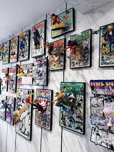 Póster <span class=keywords><strong>de</strong></span> Anime Japonés Popular, Estatua 3D <span class=keywords><strong>de</strong></span> <span class=keywords><strong>Dragon</strong></span> <span class=keywords><strong>Ball</strong></span> Z, Figura <span class=keywords><strong>de</strong></span> Anime <span class=keywords><strong>de</strong></span> Luffy, Decoración <span class=keywords><strong>de</strong></span> Pared con Marco para Póster - Product Image 6