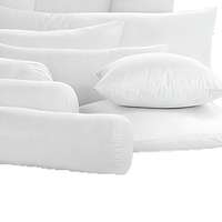 Commande en gros d'inserts de coussin en tissu 100% coton rembourrés de plumes de canard