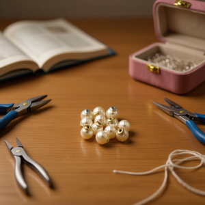 Perle ILAN da 8 mm, 12 pezzi, per la creazione di gioielli - Product Image 2