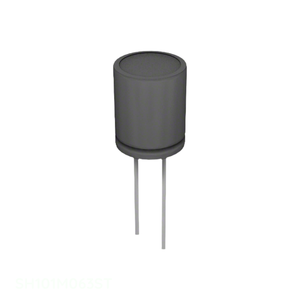 Condensateur Radial TH 100 uF 20% 63V, Distributeur Autorisé, 100 uF SH101M063ST, à Passage Traversant, en Aluminium - Product Image 1