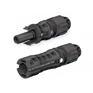 MC 4-EVO 2 macho e fêmea conector IP68 EVO 2/6I-UR conector solar para 10AWG 12AWG