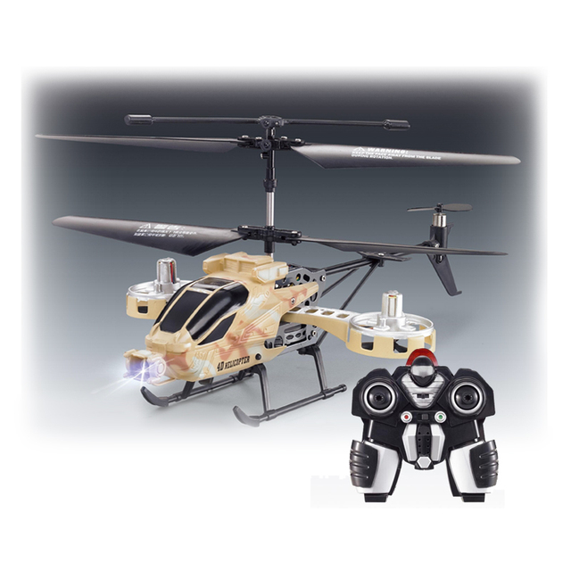 High Quality Mini Rc Plane Helicopter 4 Channel Metal Body With Light