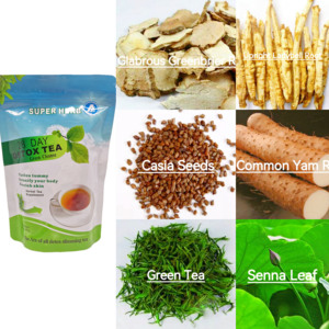 28 giorni di tè disintossicante Teatox tè alle erbe tè alla pancia piatto - Product Image 5