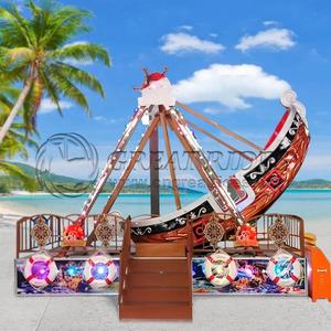 Parque temático al aire libre 10 asientos Parque infantil Juego mecánico Columpio Pequeño Barco Pirata Paseo de Carnaval Barco vikingo - Product Image 1