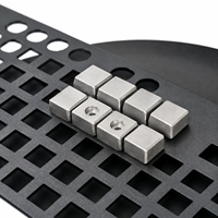 OEM Custom CNC Precision Machined Solid Aluminum Keycaps for Mechanical Keyboards